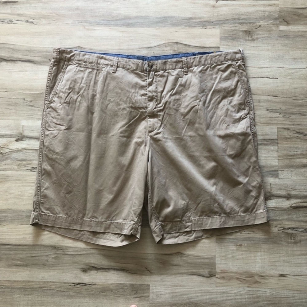 Polo by Ralph Lauren Men's Tan Flat Front Shorts